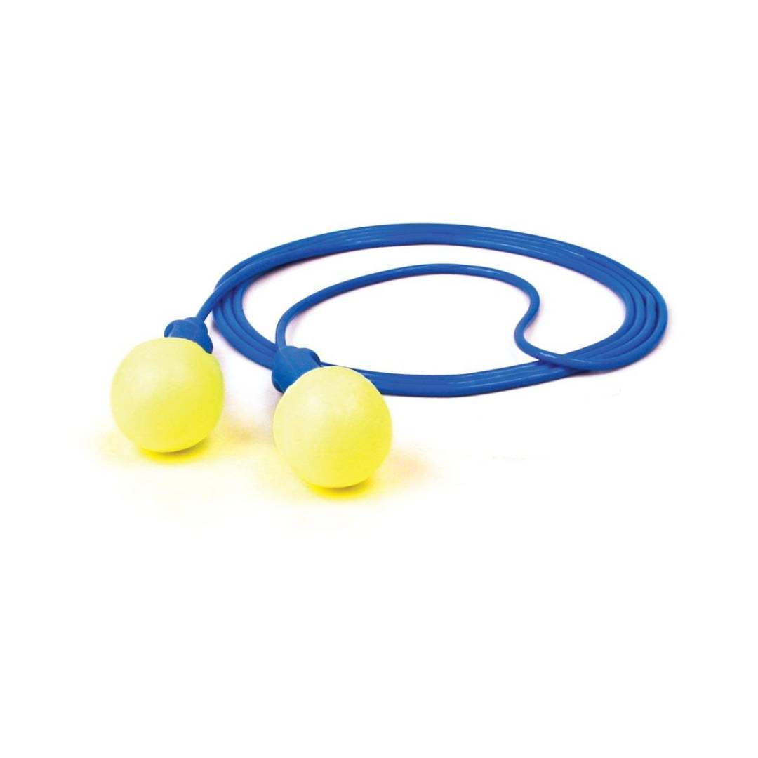 Earplug Corded Hearing Conservation In Poly Bag 318-1005 E-A-R Push-Ins 1500 Pair Per Case