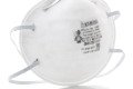 Resirator Standard N95 8200 Disposable Particulate With Adjustable Nose Clip Meets Niosh & Osha St