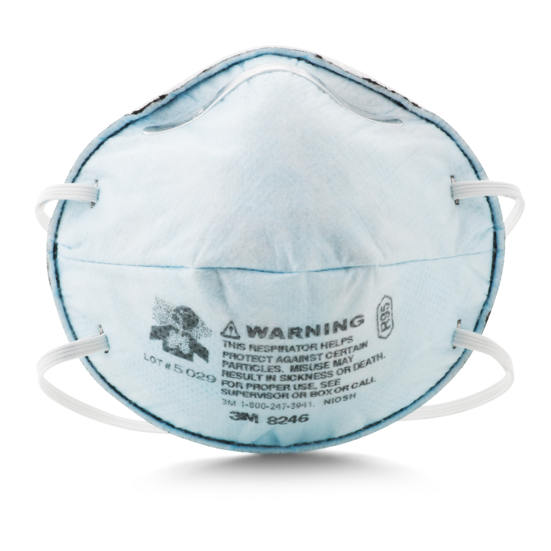 Respirator Particulate R95 With Nuisance Level Acid Gas Relief 8246 120 Per Case