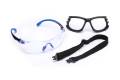 Glasses Safety Kit Foam Strap Clear Anti-Fog Lens Blackblue Frame S1101Sgaf-Kt Solus 1000 Series 20