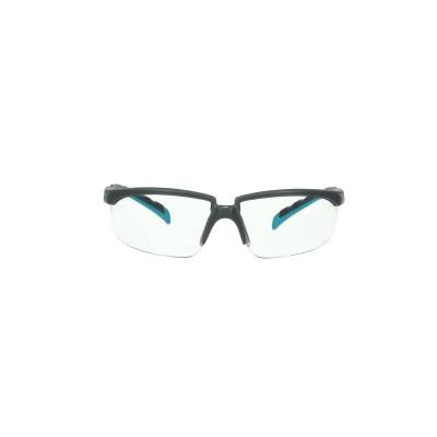 Glasses Safety Clear Anti-Fog Anti-Scratch Lens Grayblue-Green Temple Solus 2000 Series Glasses Safety Clear Anti-Fog Anti-Scratch Lens Grayblue-Green Temple Solus 2000 Series