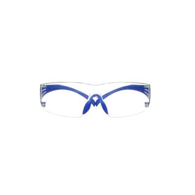 Glasses Safety Clear Anti-Scratch Lens Scotchgard Anti-Fog Coating Blue Temples Securefit 300 Series Glasses Safety Clear Anti-Scratch Lens Scotchgard Anti-Fog Coating Blue Temples Securefit 300 Series