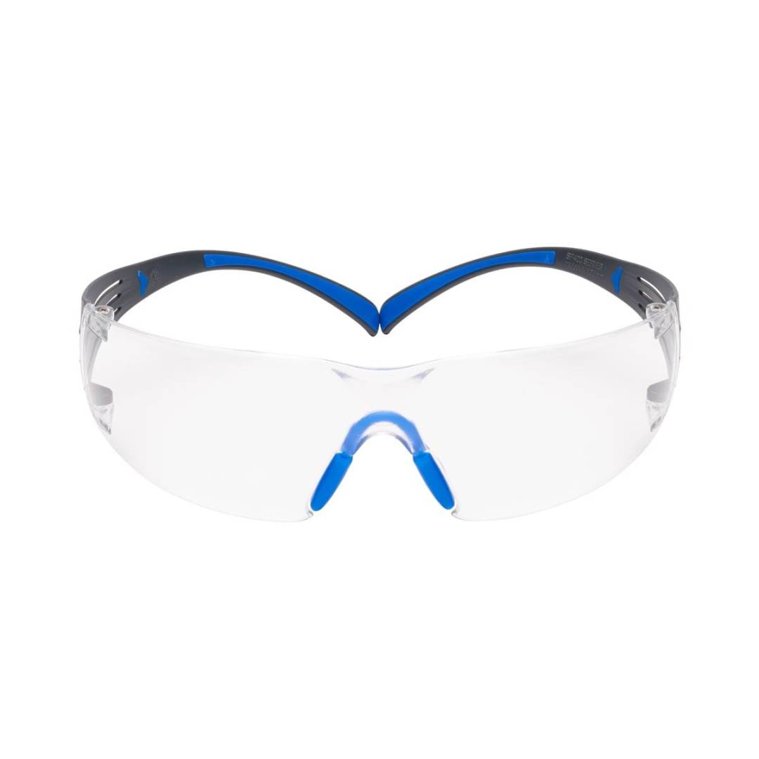 Glasses Safety Clear Scotchgard Anti-Fog Lens Bluegray Securefit