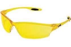 Glasses Safety Amber Temple Amber Lens Black Tpr Temple Inserts Law 2
