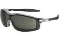 Glasses Safety Silver Frame Gray Anti-Fog Lens Adjustable Strap Tpr Temple Sleeve Rattler