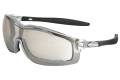 Glasses Safety Silver Frame Indooroutdoor Clear Mirror Anti-Fog Lens Adjustable Strap Tpr Temple Sl
