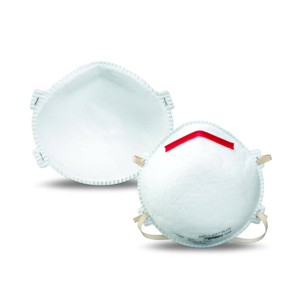 Respirator Disposable Particulate Small N95 Saf-T-Fit Plus Economy With Red Nose Bridge & Foam Nos