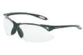 Glasses Safety Clear Anti-Scratch Anti-Fog A900 Black Polycarbonate Frame Padded Temple Inserts Spat