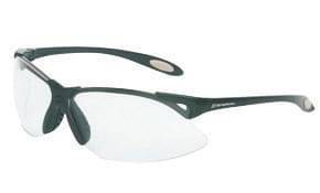 Glasses Safety Silver Mirror Anti-Scratch A900 Black Polycarbonate Frame Padded Temple Inserts Spatu