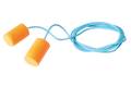 Earplug Corded Single Use Firmfit Cylinder Shape Tpe Foam With Pvc Cord 100 Pair Per Box