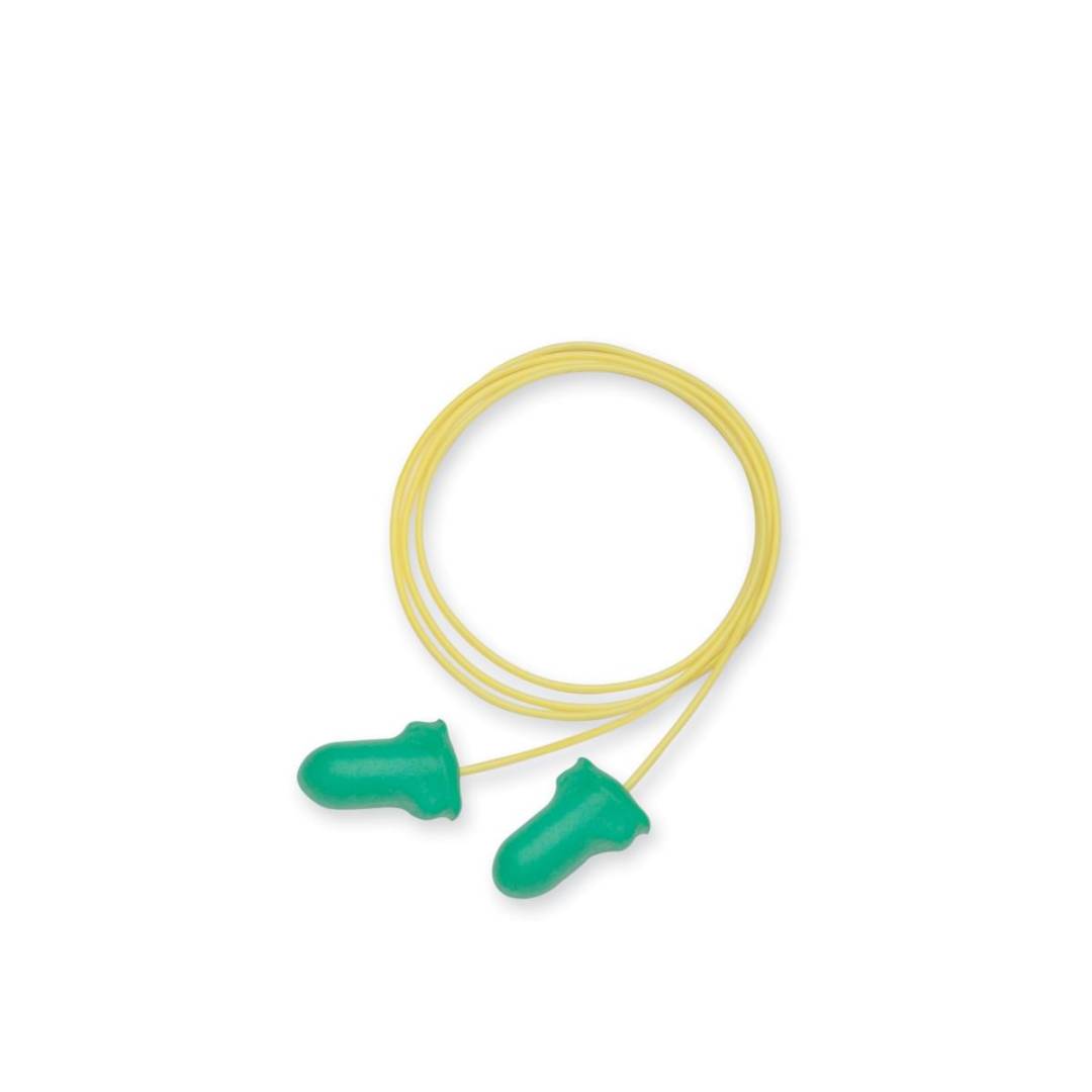 Earplug Corded Single Use Max-Lite T-Shape Polyurethane Foam 1 Pair Per Poly Bag 100 Pair Per Box