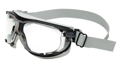 Goggles Clear Carbonvision Dura-Streme Anti-Fog Hardcoat Blackgray Frame Neoprene Band