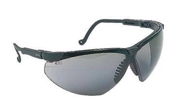 Glasses Safety Gray Genesis Xc Uvextreme Anti-Fog Black Frame Adjustable Temple Cushioned Extended W