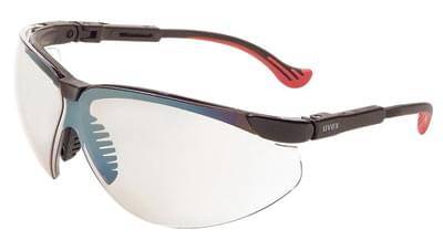 Glasses Safety Sct-Reflect 50 Genesis Xc Ultra-Dura Black Frame Adjustable Temple Cushioned Extended Glasses Safety Sct-Reflect 50 Genesis Xc Ultra-Dura Black Frame Adjustable Temple Cushioned Extended
