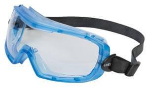 Goggles Safety Translucent Blue Clear Uvextra Af Lens Indoor Applications