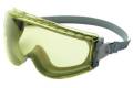 Goggles Chemical Splash Amber Stealth Uvextreme Gray Frame Neoprene Headband
