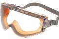 Goggles Chemical Splash Clear Stealth Uvextreme Neoprene Headband Orangegray Body