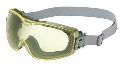 Goggles Amber Stealth Over-The-Glass Dura-Streme Anti-Fog Anti-Scratch Neoprene Headband Navy Frame