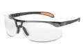 Glasses Safety Clear Black Frame Anti-Fog Protg Hydroshield
