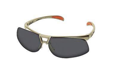 Glasses Safety Gray Protege Ultra-Dura Sandstone Frame Tip Pads Cushioned Straight Floating Lens Sof