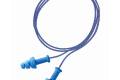 Earplug Corded Multiple Use Smartfit 3-Flange Tpe Thermoplastic Elastomer Molded With Blue Nylon Cor