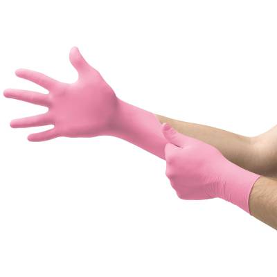 Glove Disposable Latex Exam Medium Color Touch Pink Glove Disposable Latex Exam Medium Color Touch Pink