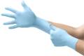 Glove Disposable Exam Nitrile Powder Free Large Light Blue 2.8 Mil Palm 4.3 Mil Finger 2.4 Mil Cuff