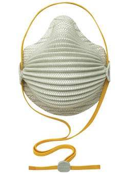 Respirator Industrial Disposable Airwave N95 Particulate Respirator Size Small With Exclusive Adjust