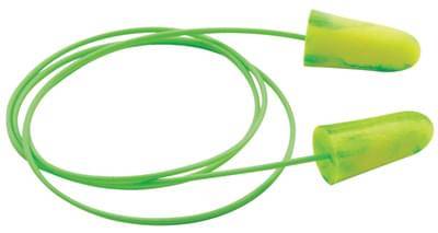 Earplug Foam Goin' Green Disposable Corded Nrr-33