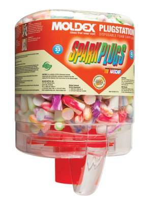 Dispenser For Foam Earplug Plugstation 250 Pairs Sparkplugs Nrr-33 With Mounting Bracket