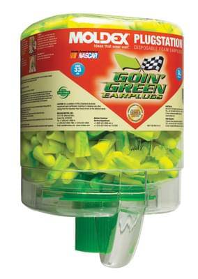 Dispenser For Foam Earplug Plugstation 250 Pairs Goin' Green Nrr-33 With Mounting Bracket