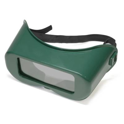 Goggle Welding Fixed Front Green Shade-5 2X4 Lens Green Rigid Frame