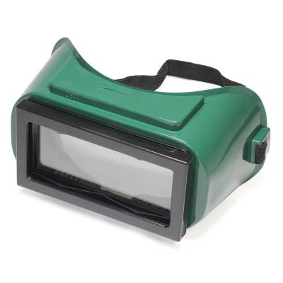 Goggle Welding Fixed Front Green Shade-5 2X4 Lens Green Soft Frame Goggle Welding Fixed Front Green Shade-5 2X4 Lens Green Soft Frame