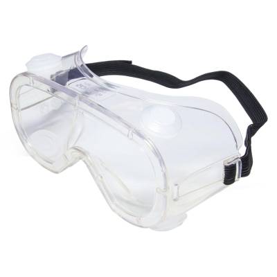 Goggle Chemical Splash Indirect Vent Clear Lens Clear Soft Frame Bulk