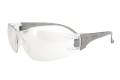 Glasses Safety Indooroutdoor Clear Anti-Scratch Classic Unframed Charcoal Flexible Temple Wrap-Arou