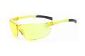 Glasses Safety Amber Anti-Scratch Anti-Fog Classic Plus Unframed Amber Flexible Temple With Grips Wr