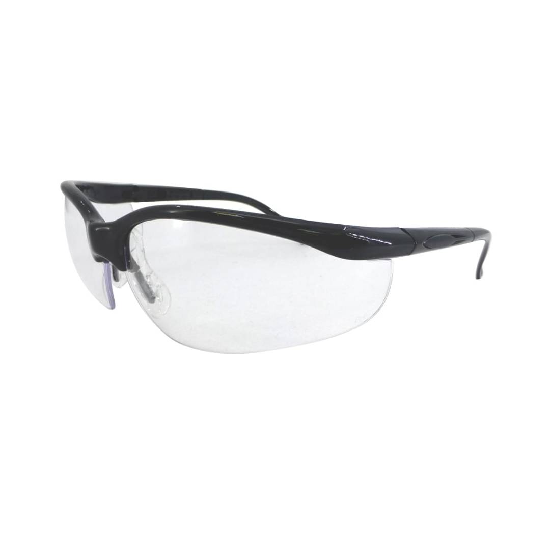 Glasses Safety Clear Motion Vs-1062 Black Adjustable Temple 12Box 144Case
