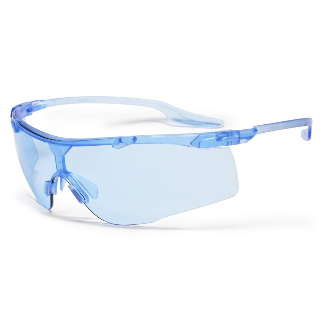 Glasses Safety Blue Fr Lt Blue Lens
