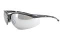 Glasses Safety Mirror Anti-Scratch Select Black Ergo-Grip Wrap-Around Dual Ansi Z87+
