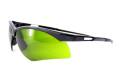 Glasses Safety Green Shade 3.0 Premier Ir Black Temple Grips Sideshield Wrap-Around Dual Nose Pads A