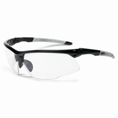 Glasses Safety Blk Fr Clr Lens Glasses Safety Blk Fr Clr Lens