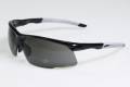 Glasses Safety Blk Fr Gy Lens
