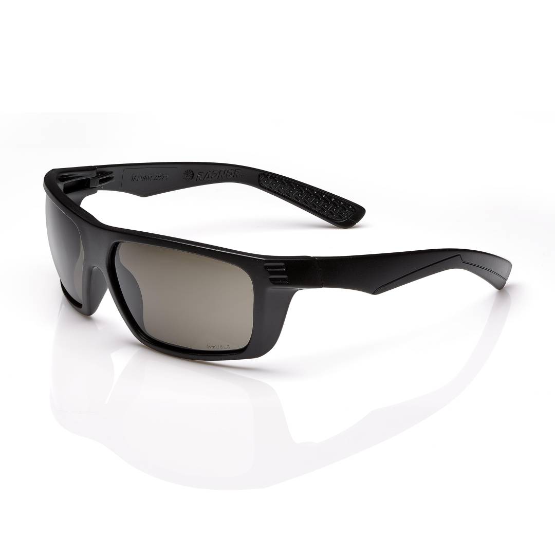 Glasses Safety Gray Anti Fog Lens Flat Black Frametemples Dynamo Series