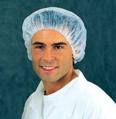 Bouffant Cap White 19 Inch Polpropylene 100 Per Bag Bouffant Cap White 19 Inch Polpropylene 100 Per Bag