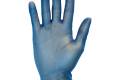 Glove Disposable Medium 4.5Mil Vinyl Powder Blue 100 Glovesbox Ambidextrous Non-Sterile