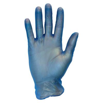 Glove Disposable Large 4.5Mil Vinyl Powder Blue 100 Glovesbox Ambidextrous Non-Sterile Glove Disposable Large 4.5Mil Vinyl Powder Blue 100 Glovesbox Ambidextrous Non-Sterile