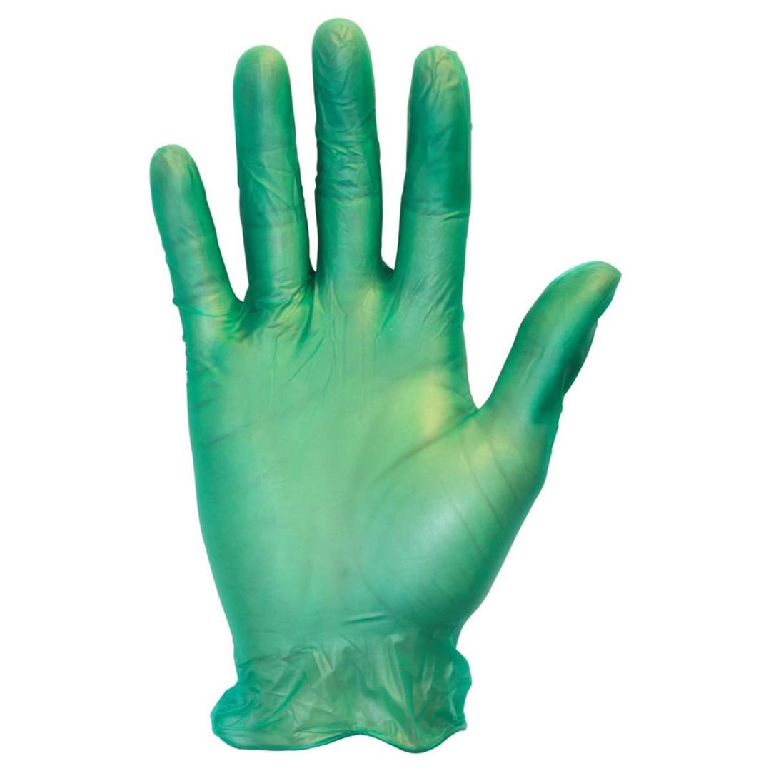 Glove Disposable Extra Large 6Mil Vinyl Powder Green 100Glovesbox Ambidextrous Non-Sterile