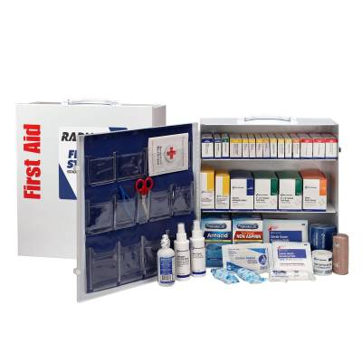 First Aid Ansi B+ 3 Shelf Metal Cabinet With Meds