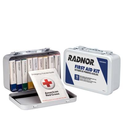 First Aid Kit 10 Unit Metal Case