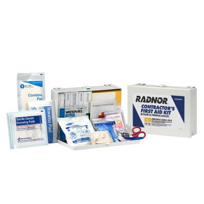 First Aid Kit Ansi A+ Contractor 25 Person Metal Case